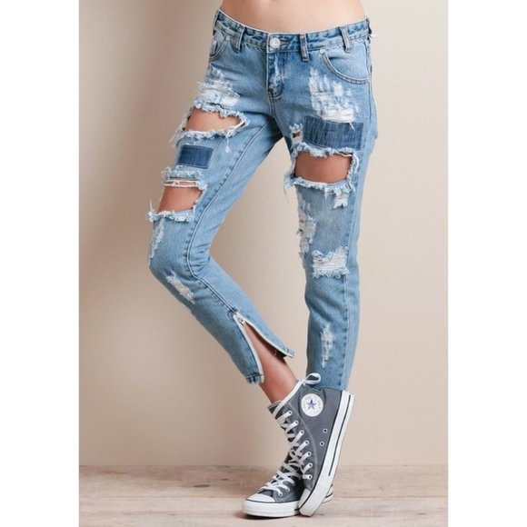 One Teaspoon Distressed Jeans - Picture 1 of 6